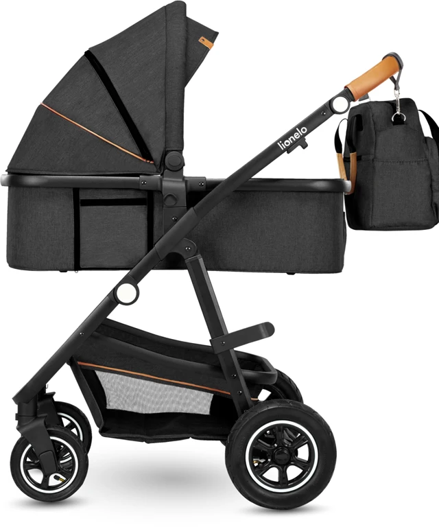 Дитячий візочок 2 в 1 Lionelo Amber Grey Graphite